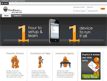 Tablet Screenshot of claimexpress.com